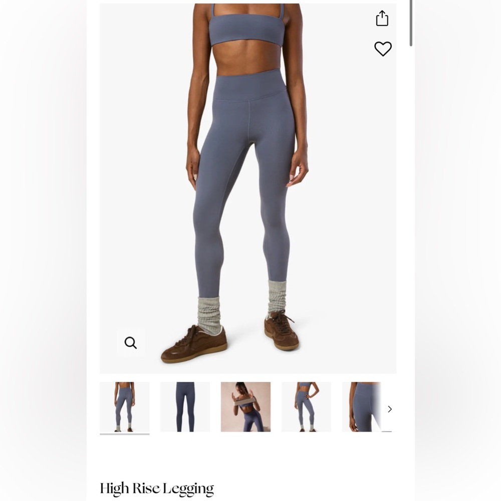 WeWoreWhat stone blue Leggings size medium